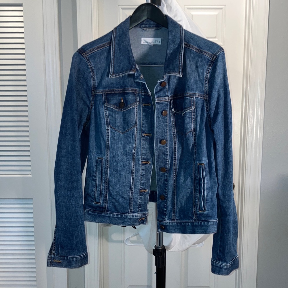 LOFT Dark Blue Denim Jacket